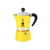 Cafetera moka Bialetti Rainbow Negro Amarillo