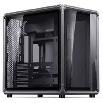 Caja PC Jonsbo X400, torre media ATX, panel lateral de cristal templado, gris