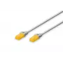 Cable de red Digitus CAT 6A U/UTP cable de parcheo RJ-45 Cat6a 3 m gris