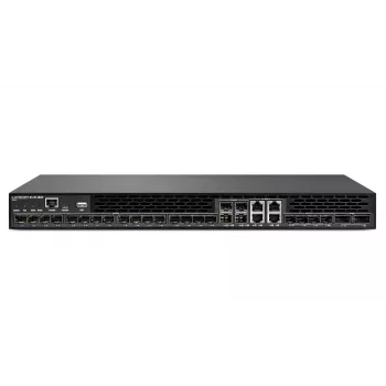 LANCOM XS-6128QF - Switch - L3 - gestionado - 16 x 10 Gigabit SFP+ + 4 x Combo 10 Gigabit SFP+/RJ-45 + 4 x Combo 25 Gigabit SFP28 (Uplink) + 2 x Combo 40 Gigabit QSFP+ (Uplink) - Ventilador