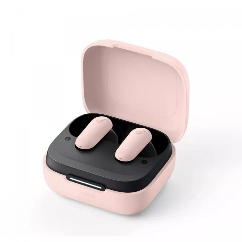 Auriculares Anker P30i Auriculares inalámbricos in-ear para llamadas y música, USB Type-C, Bluetooth, rosa claro