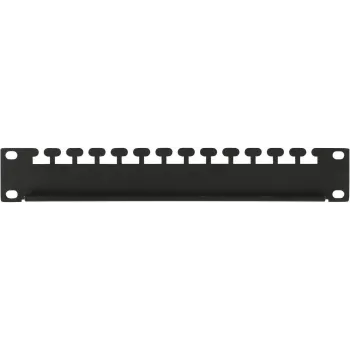 Panel de gestión de cables LOGON RAO300BL negro metal 48,3 cm