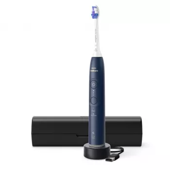 Cepillo de dientes eléctrico Philips Sonicare Series 6100 HX7403/05 — recargable, batería de Li‑Ion, modos Sensitive y limpieza diaria, azul oscuro