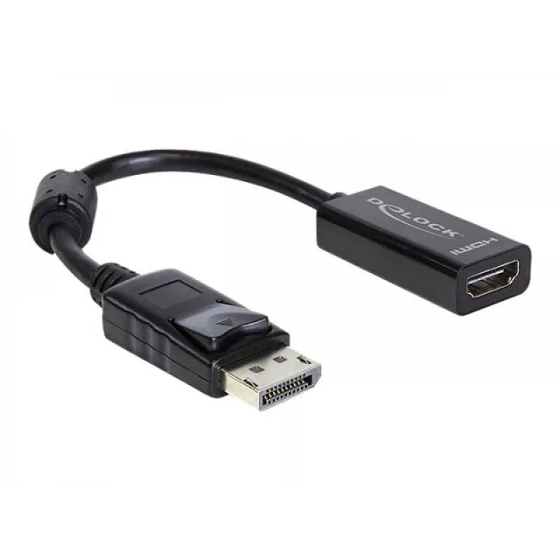 Adaptador de cable de vídeo DELOCK 61849 0,125 m DisplayPort a HDMI
