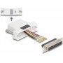 DeLOCK D-Sub 25 pines hembra a RJ45 hembra kit de montaje blanco VGA RJ-45