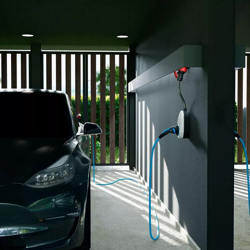go-e Charger Gemini flex 11 kW wallbox móvil, 16 A CEE, blanco