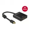 Adaptador de cable de vídeo DeLOCK 62611 Mini DisplayPort a HDMI