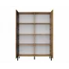 Vitrina KAMARO 2DD estrecha/GŁ roble ARTISAN