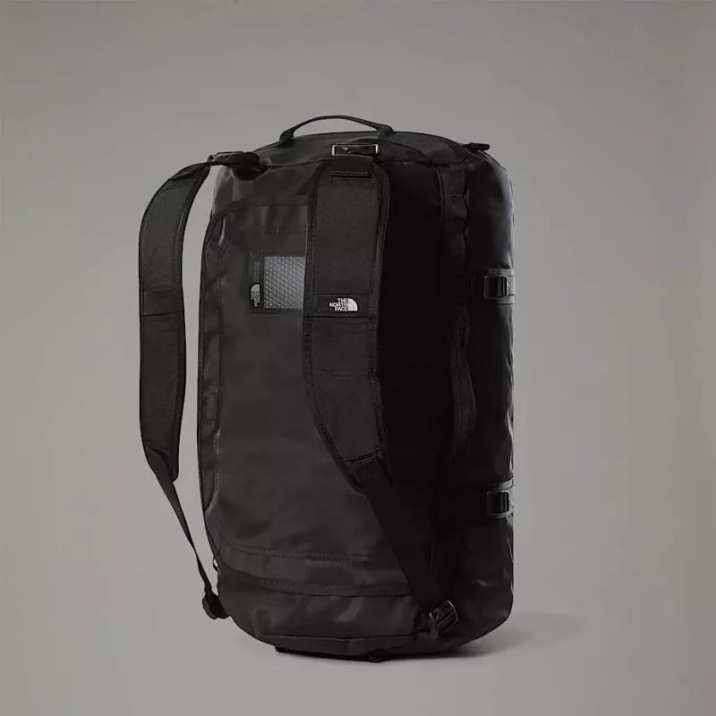 Bolsa duffel The North Face Base Camp S — 50 L, nailon/poliéster, negro/blanco