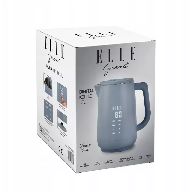 Hervidor eléctrico Elle EKWKP101BUEU 1,7 L, azul