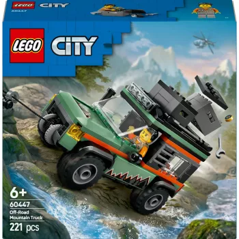 LEGO City SUV todoterreno 4x4 set de construcción 60447 — 221 piezas, 1 minifigura, a partir de 6 años