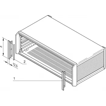 SCHROFF Tapa lateral PROPAC/PRO - Accesorio para rack (24576117)