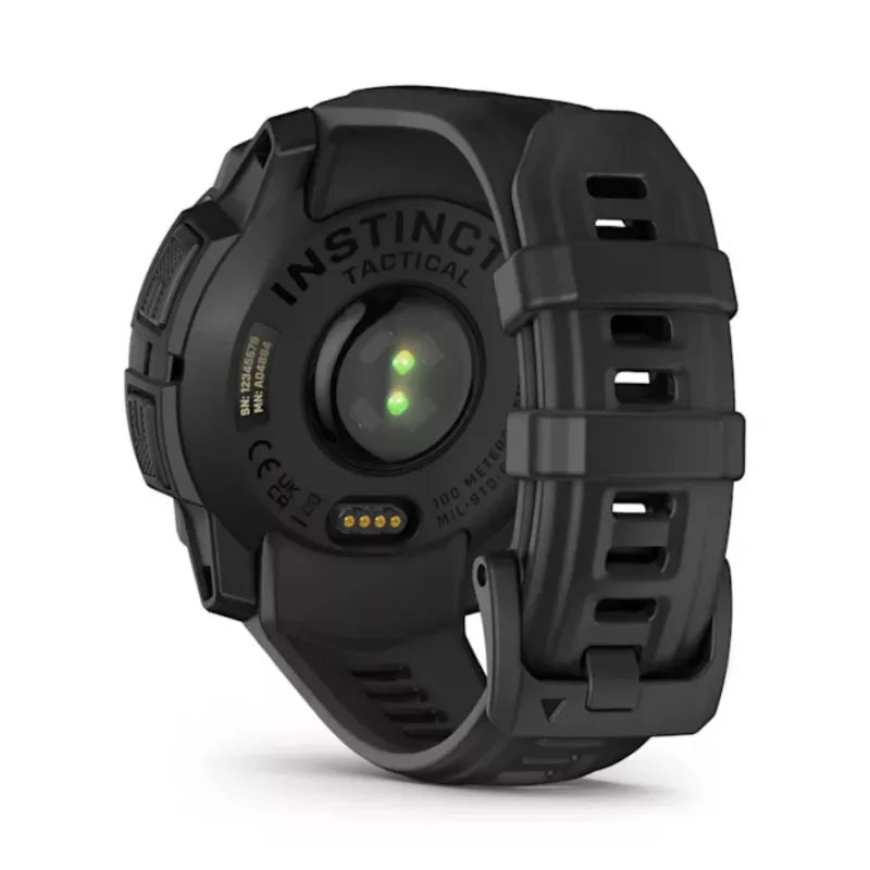 Smartwatch GARMIN Instinct 3 45mm Solar Tactical Edition negro — 45 mm, función de carga solar, GPS, medidor de frecuencia cardíaca