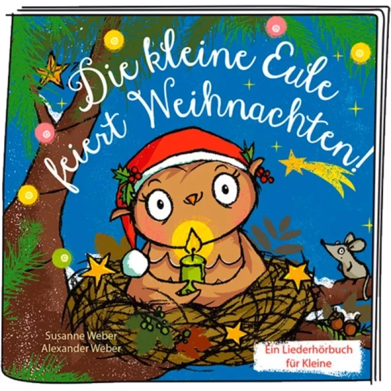 Tonies La pequeña lechuza celebra la Navidad (audiolibro)
