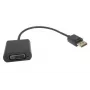 Adaptador de cable de vídeo HP 752660-001 DVI DisplayPort negro