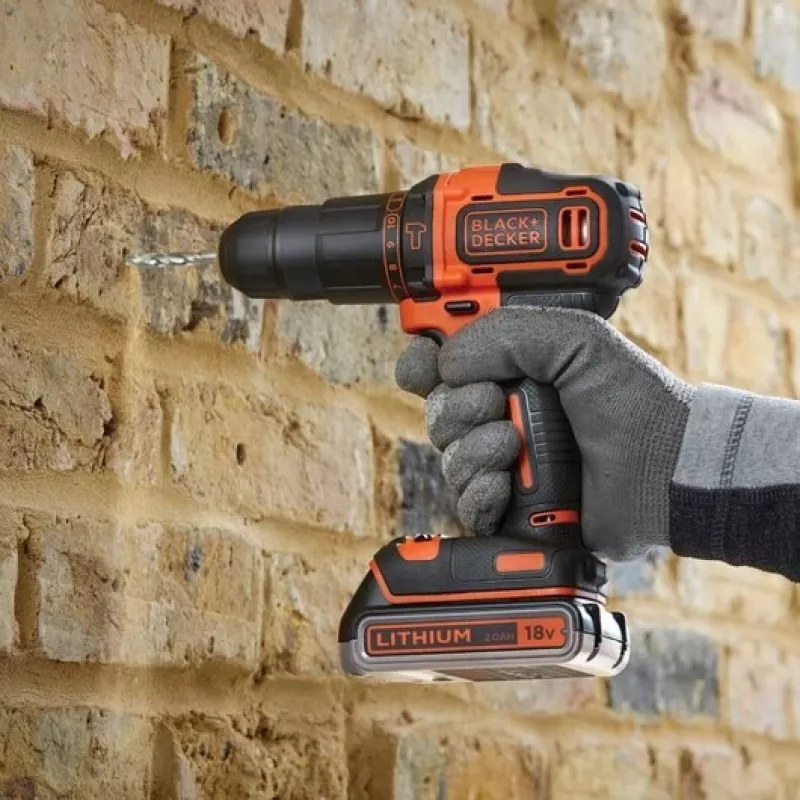 Black & Decker BDCHD18K1B2-QW Taladro 1400 rpm