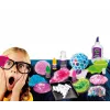 Juego de construcción científico Liscianigiochi Crazy Science Slime en la oscuridad 304-PL89239 — set de experimentos con slime que brilla en la oscuridad