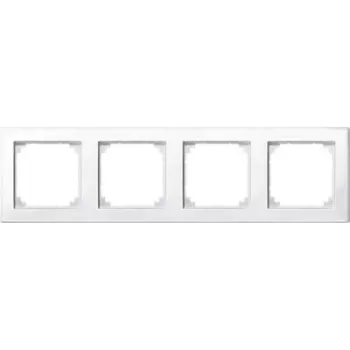 Placa de pared / tapa de interruptor Merten 478419, blanca, simple