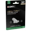 Memoria USB Emtec 32 GB USB Type-A USB Type-C D280