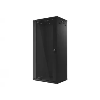 Armario de pared Lanberg 19'' desmontado plano pack 27U/600x450mm negro