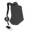 Mochila Tellur para portátil 15.6 Antitheft con puerto USB, negra