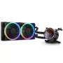 Refrigeración líquida todo en uno BitsPower Cyclops 240 – negro/plata, radiador de 240 mm
