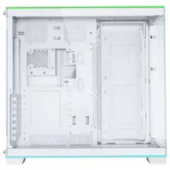 Bundle de caja para PC Lian Li O11 Dynamic EVO RGB + HydroShift II LCD-S 360TL AiO + 6x UNI FAN SL-INF 120 Reverse Blade Fan - blanco