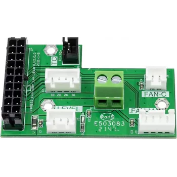 Placa de extrusor 3D Flashforge Creator 4 verde – placa de control de extrusor de repuesto para Creator 4