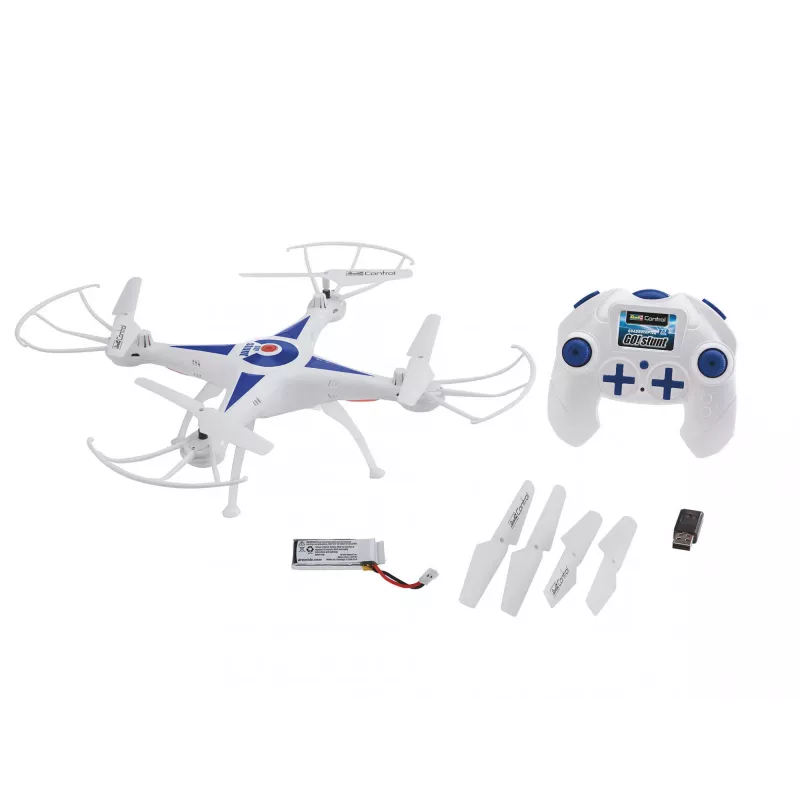 Revell GO STUNT 4 rotores cuadricóptero 380 mAh azul, blanco