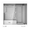 Caja de ordenador DarkFlash DS900G blanca — Mid-Tower, cristal templado, sin ventiladores