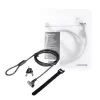 Candado de cable LogiLink NBS012 negro plata