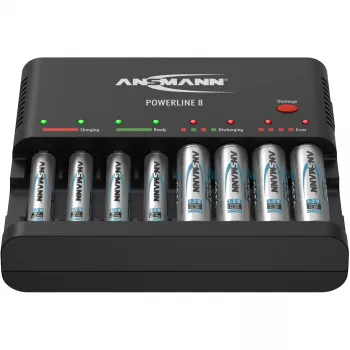 Cargador de batería Ansmann Powerline 8