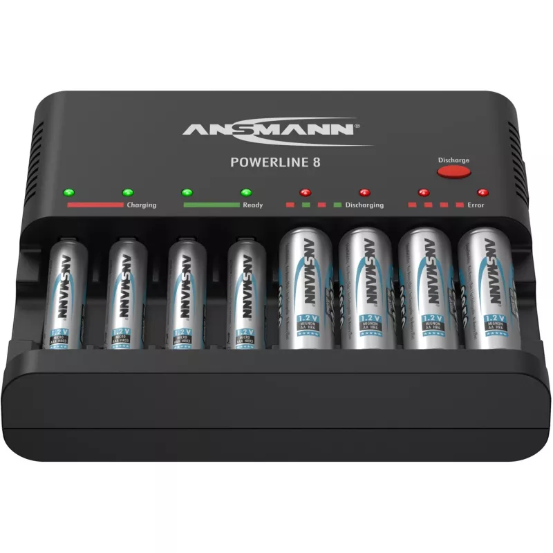 Cargador de batería Ansmann Powerline 8