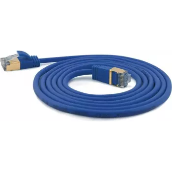Cable de red Cat.7 extrafino SSTP Wantec - 0,2 m - cable de red Cat.7 - S/FTP (S-STP) - RJ-45 - RJ-45 - azul (7128)