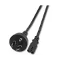 Microconnect PE030718AUSTRALIA Cable de alimentación negro 1,8 m conector hembra C7