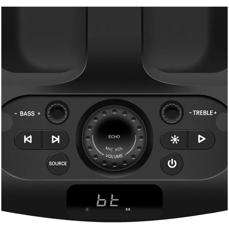 Altavoz portátil para fiestas Sven PS-1000 160 W, Bluetooth, FM, karaoke, negro
