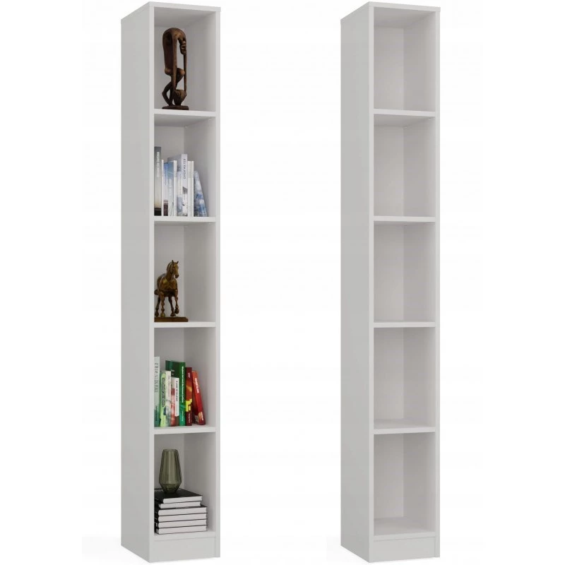 Estantería top e shop REGAŁ R25 25 cm blanca – estantería de una pieza
