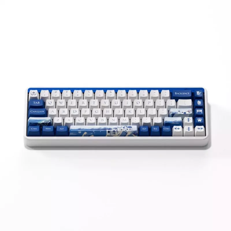 Teclado mecánico AKKO JIN 01 Santorin 65% con interruptores Rosewood, diseño ANSI