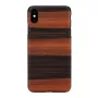 Funda para smartphone man and wood para iPhone XS Max – negro ébano, tapa trasera rígida protectora