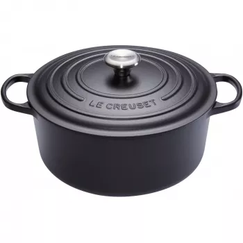 Le Creuset Signature Olla redonda 26 cm Negro (21177260000430)