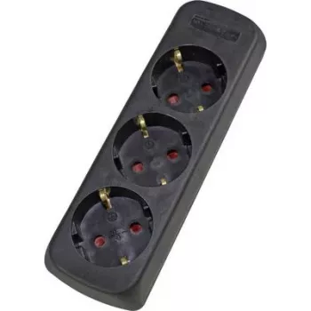 as - Schwabe 11732 regleta sin interruptor negra (11732)