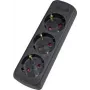 as - Schwabe 11732 regleta sin interruptor negra (11732)
