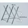 Einhell 4500067 caballete para motosierra, plateado, metal galvanizado