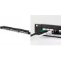LogiLink Panel de parcheo Keystone 48,30cm (19), 24 módulos, gris, negro 1HE (NK4065)