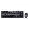 Conjunto de teclado + ratón negro/inalámbrico