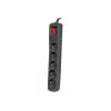 Regleta de enchufes ARMAC ARC 5 — 5 tomas, cable de 3 m, negra