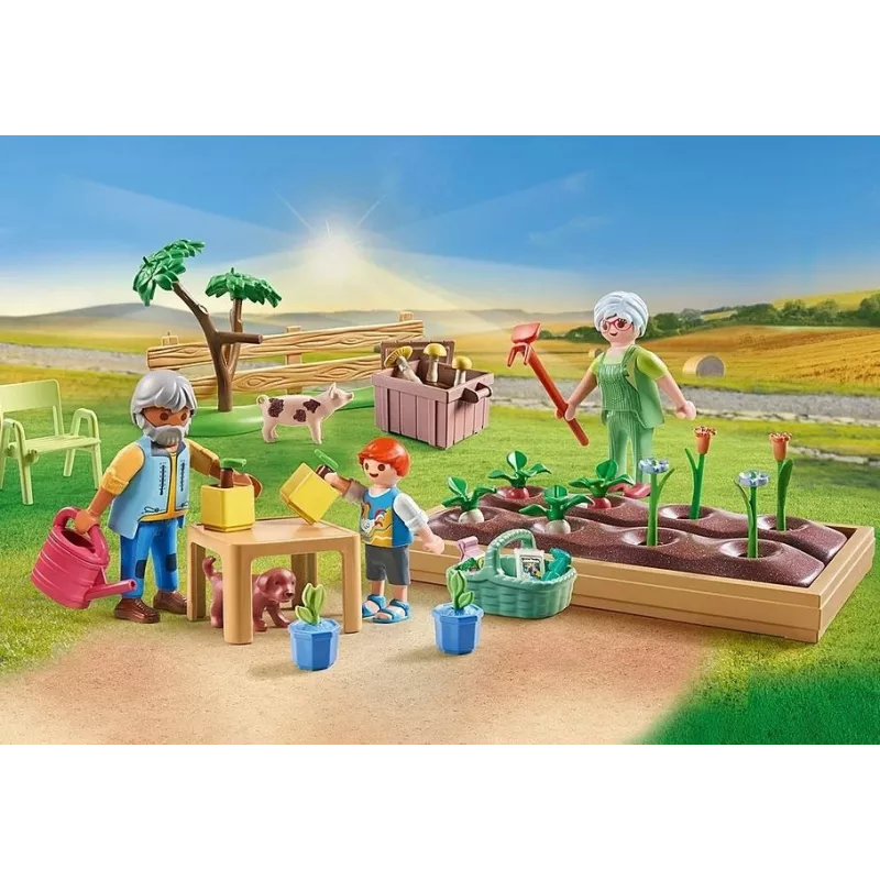 Playmobil 71443 Country: Huerto con los abuelos
