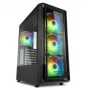Caja PC Sharkoon TK4 RGB Midi Tower Negro