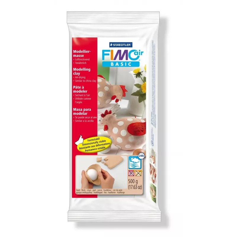Pasta de modelar Staedtler FIMO air basic 8100 beige 500 g
