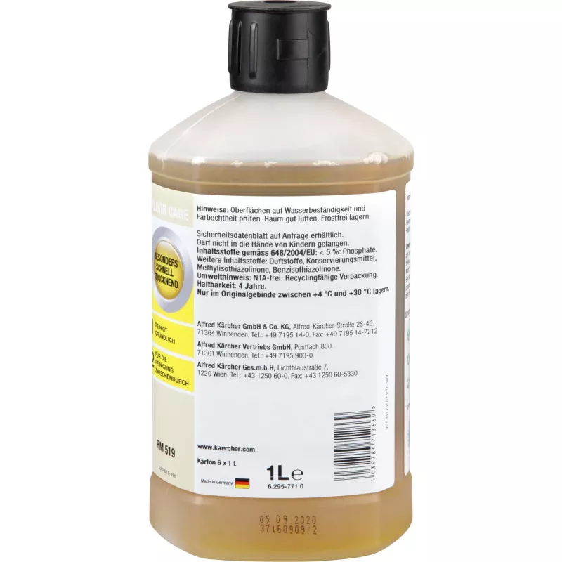 Kärcher RM519 Fast Dry Liquid Carpet Cleaner limpiador multiusos 1000 ml